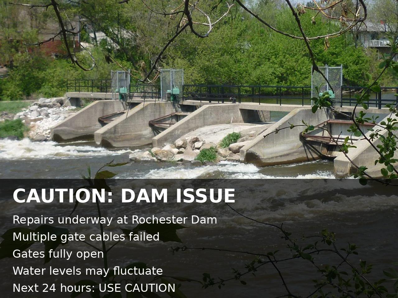 Rochester Dam - Gate Failure