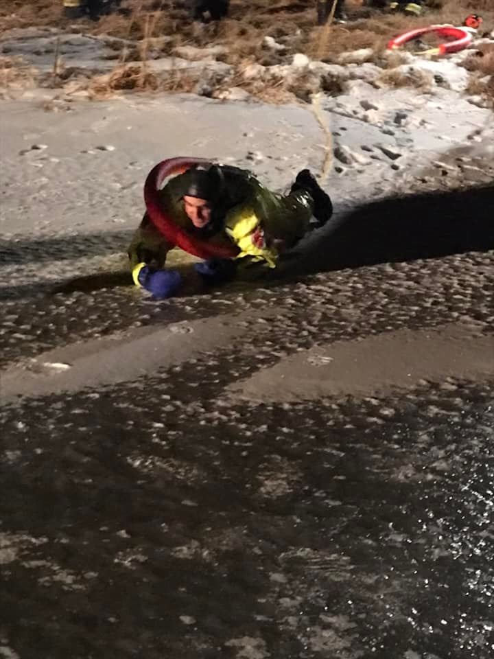 Rescue Training on Ice