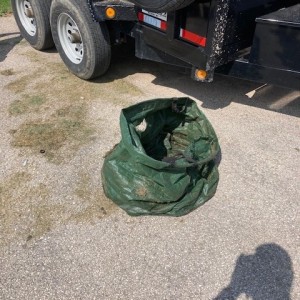 Reminder: Please do not place bags of yard waste into the trailer