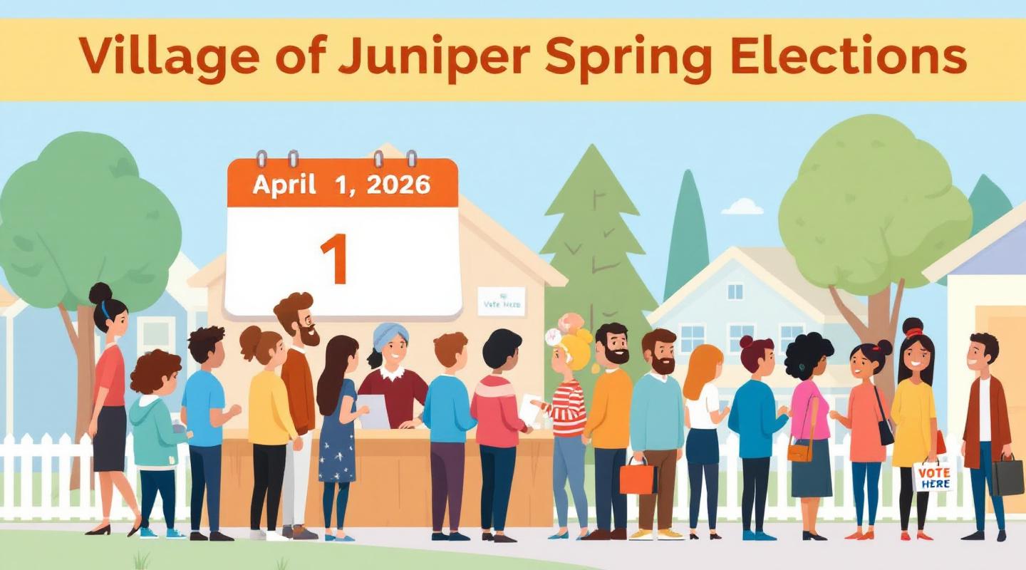 Spring 2026 Elections in the Village of Juniper