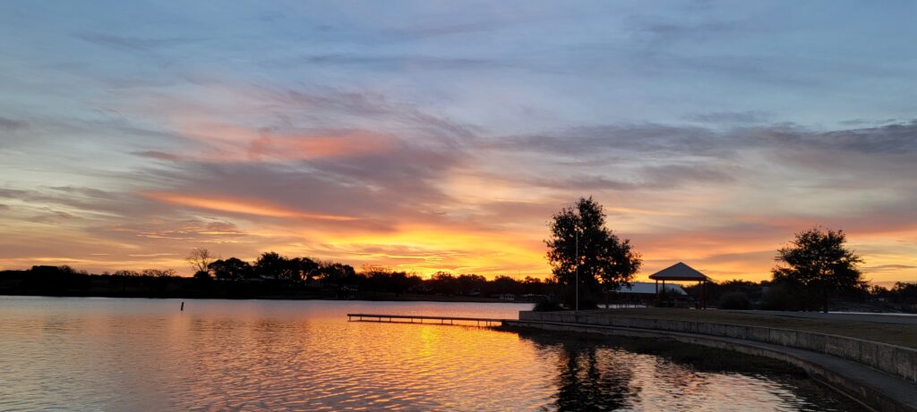 Peaceful Lake Sunset