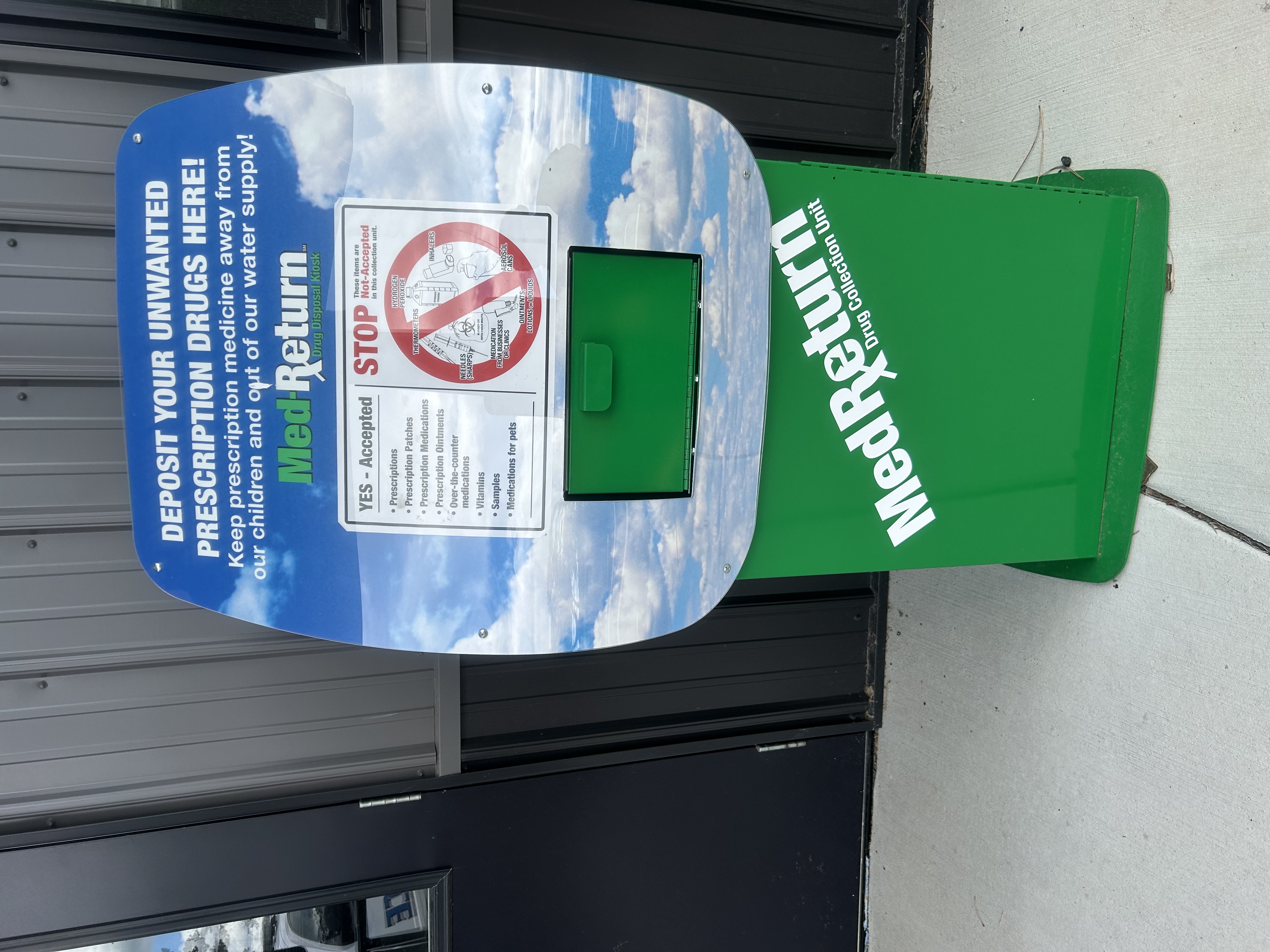Drug Return Box | Village of Eagle