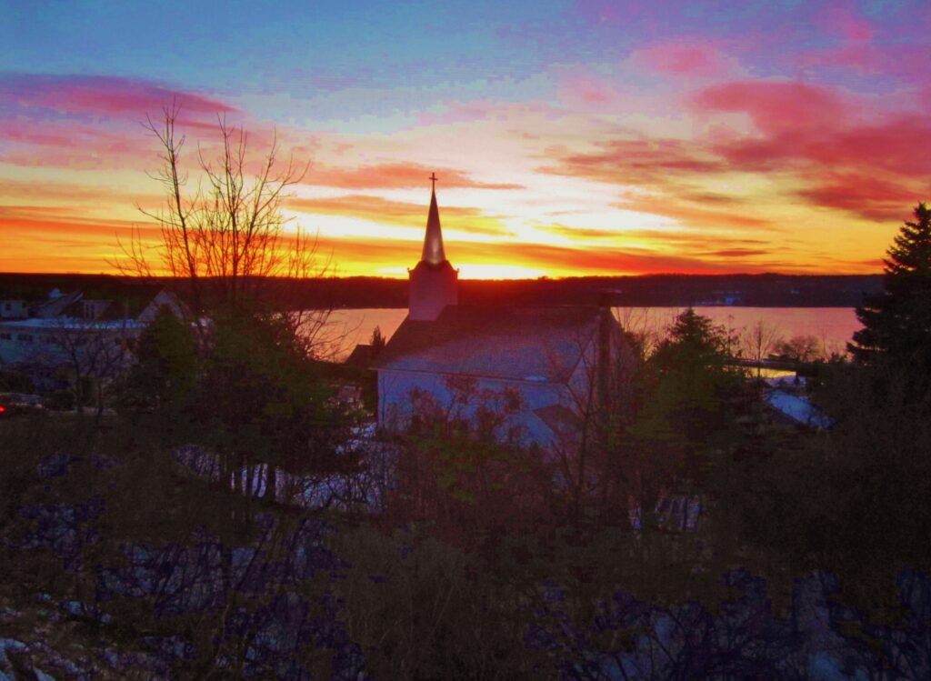 Colorful sunset in Ephraim