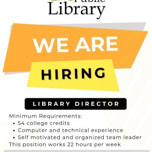Seeking Library Director