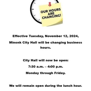 New Hours at City Hall