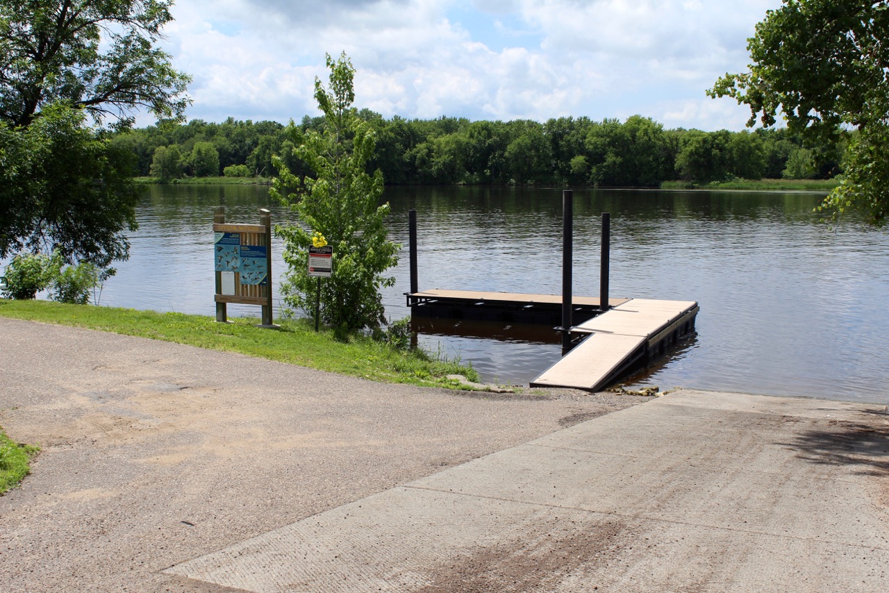 Boat launch at a public park