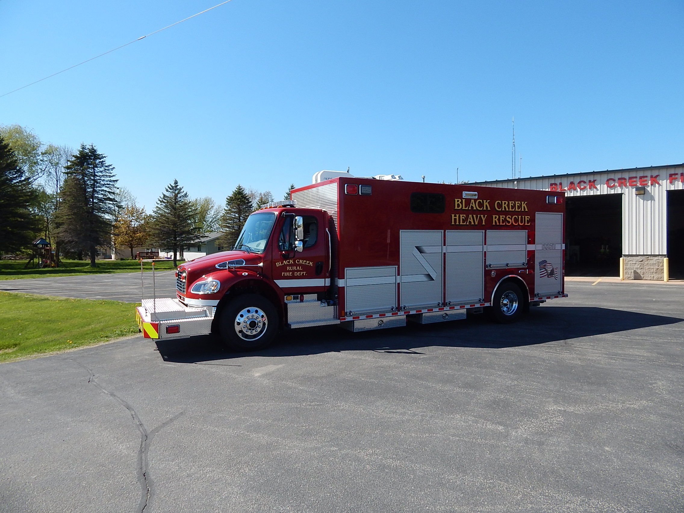 Black Creek Rural Fire Department heavy rescue truck
