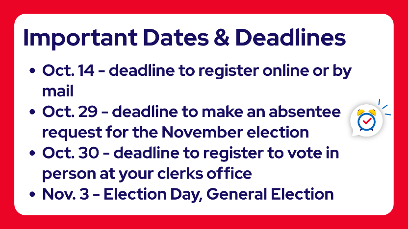 Election Day is just around the corner!