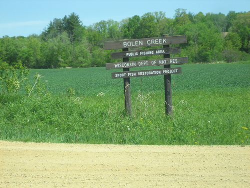Bolen creek Sign