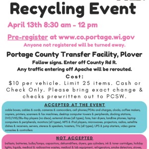 Portage County Electronic Recycling Event