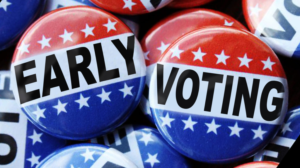 Early Voting Begins Saturday, October 24
