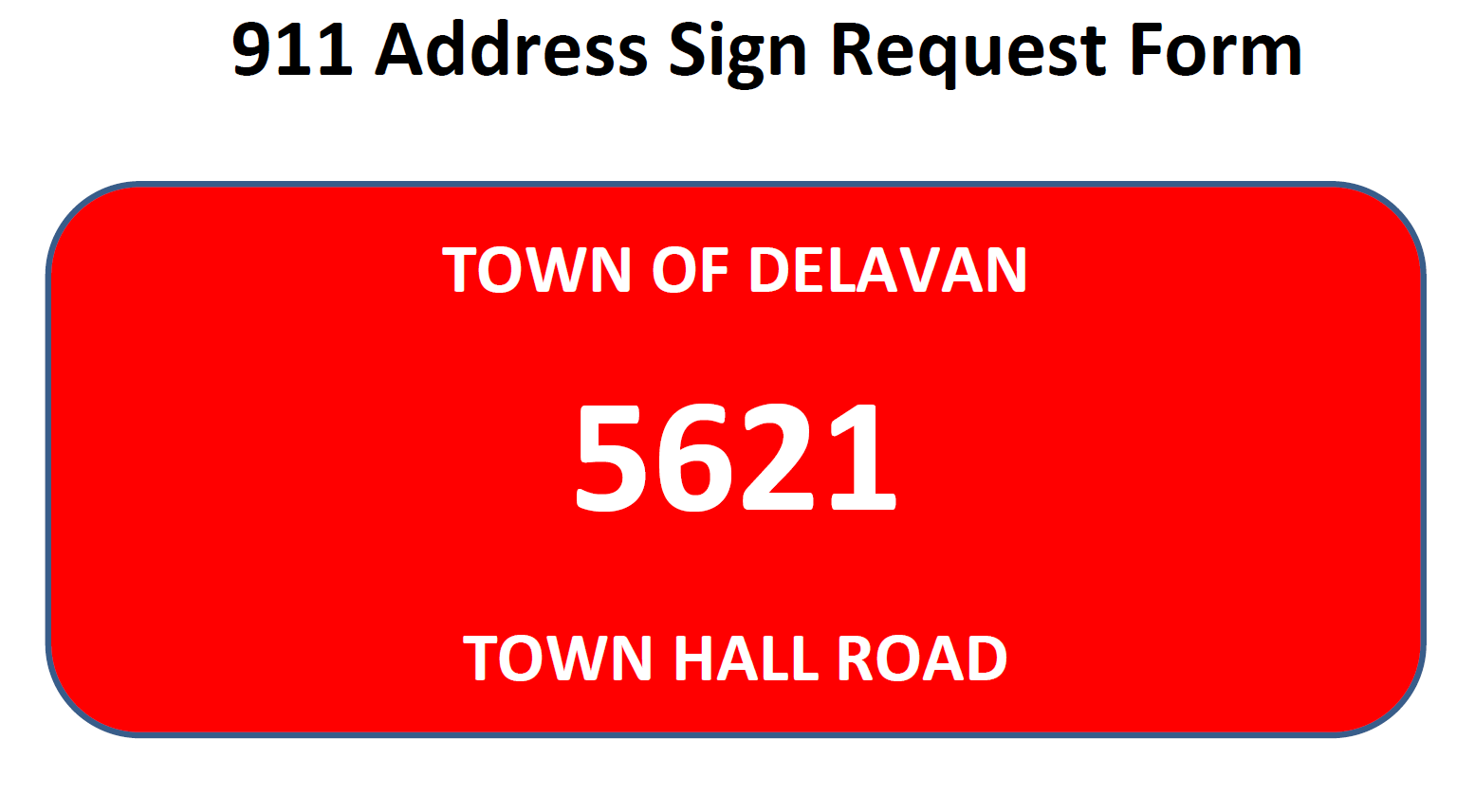 Address Signs Available for Purchase