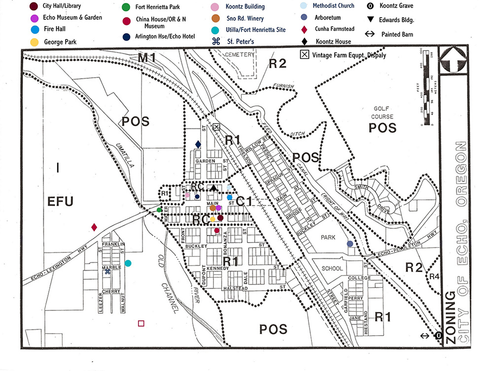 Map of Attractions