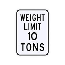 Town Road Weight Restrictions