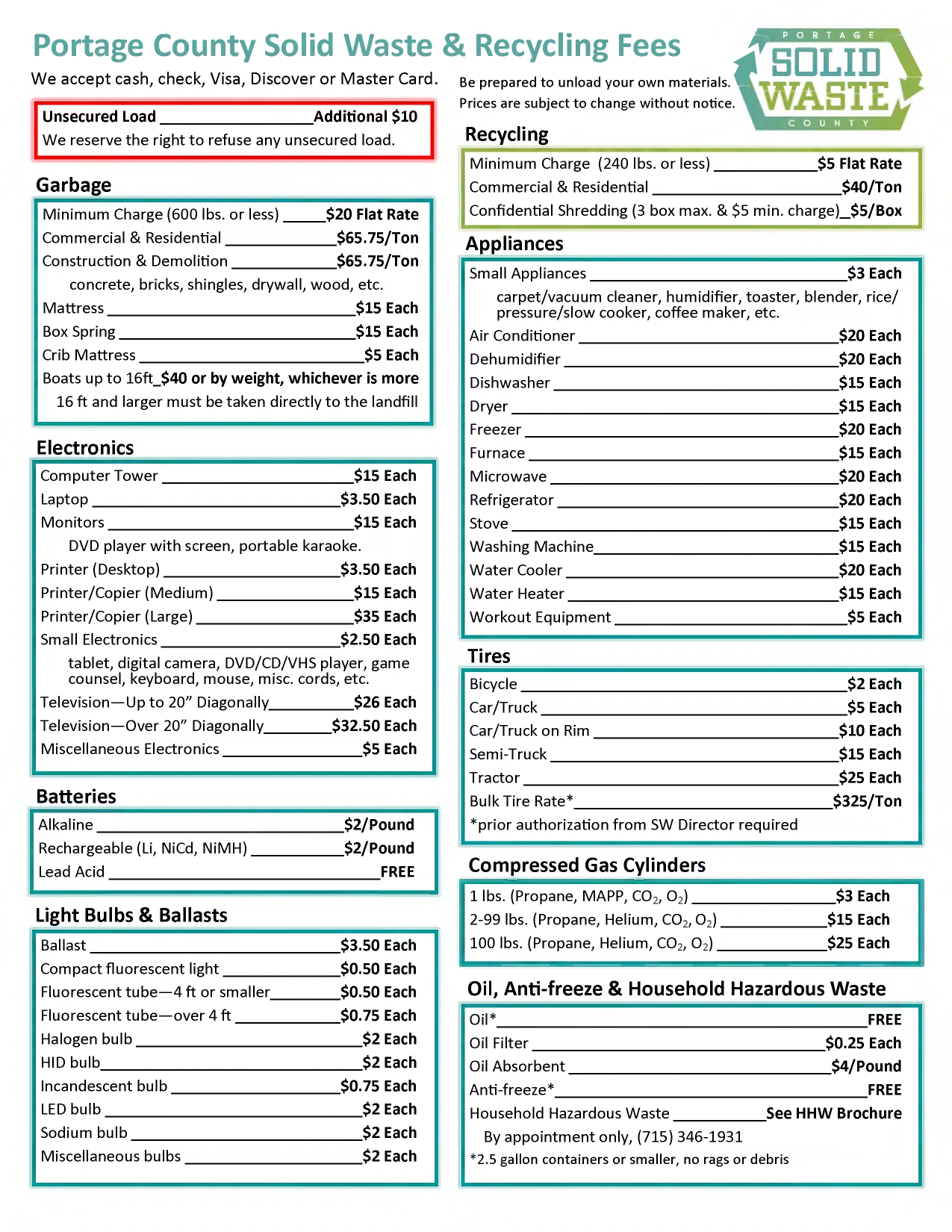 Recycling guide page 2