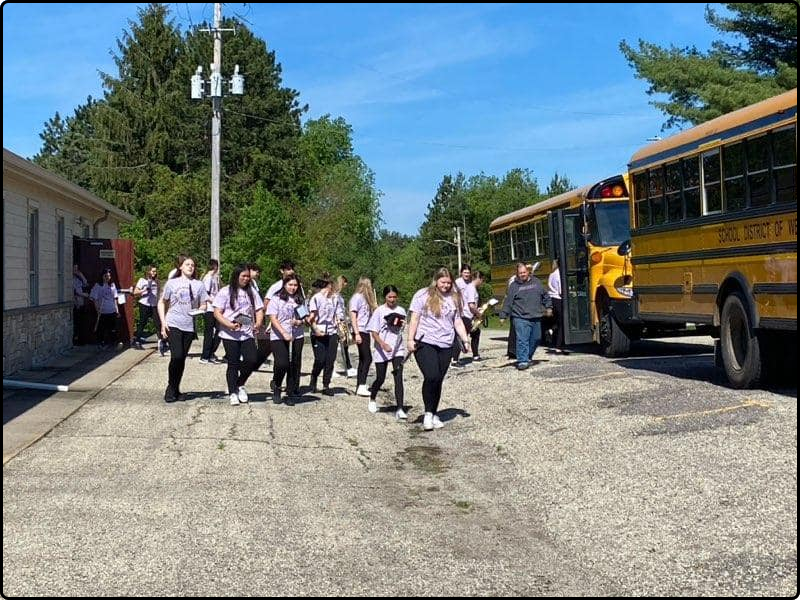 Parade lineup