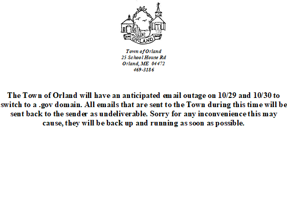Email outage 10/29 and 10/30