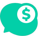 Green cloud icon
