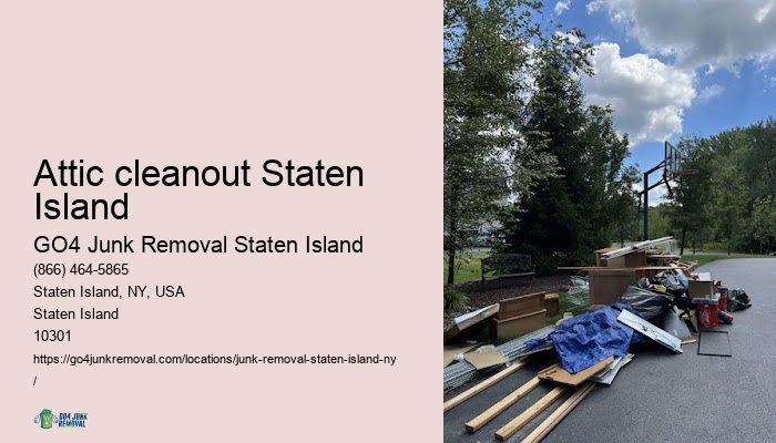 Furniture removal Attic cleanout Staten Island