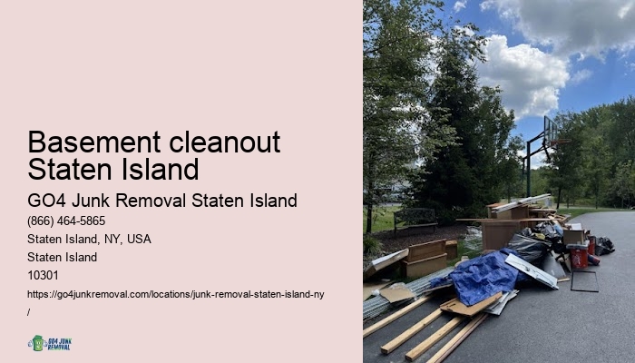 Basement cleanout Staten Island waste disposal