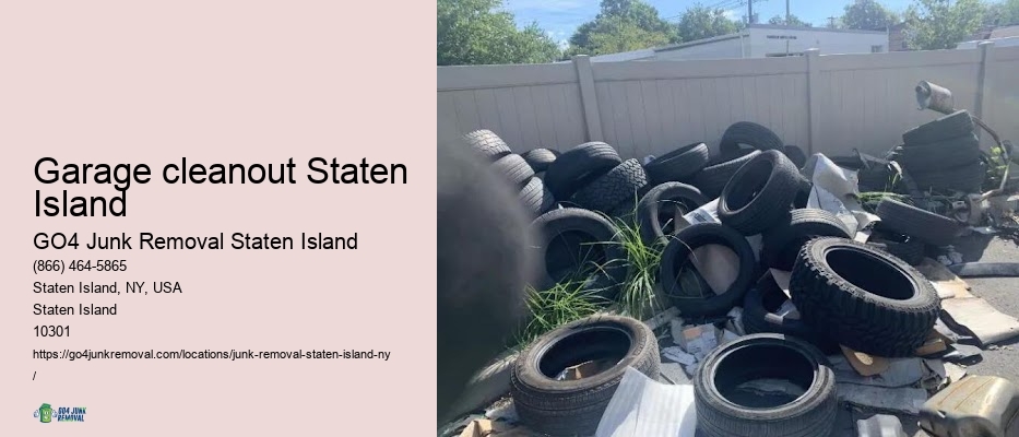 Garage cleanout Staten Island trash hauling company