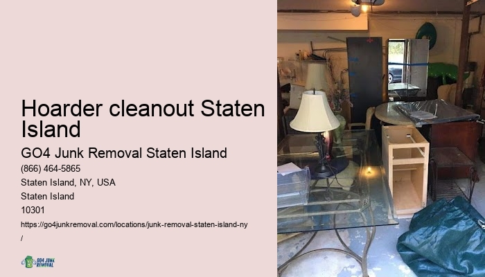 Hoarder cleanout Staten Island oil recycling