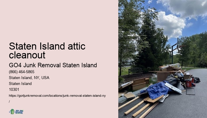 Residential junk removal Staten Island attic cleanout