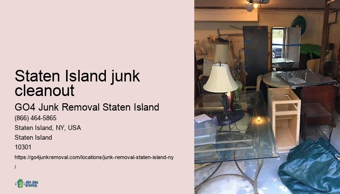 Clean and haul Staten Island junk cleanout