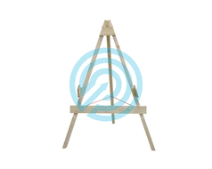 JVD Target Stand Wood 3-Leg Small for Target