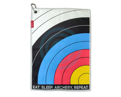 Socx Towel Eat Sleep Archery Repeat Slim