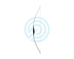 Bear Archery Longbow Montana Flame Bamboo/ Clear Glass