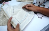 Part 11 - Stitching of Hook & Eye 3 Dart Waistband Blouse