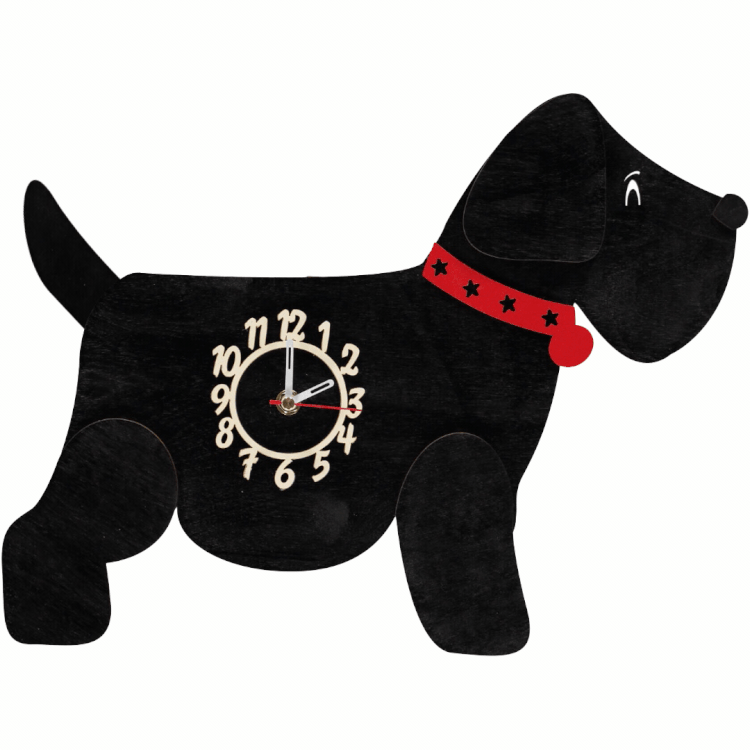 zwart hondje