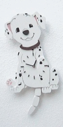 Dalmatier pup wandklok
