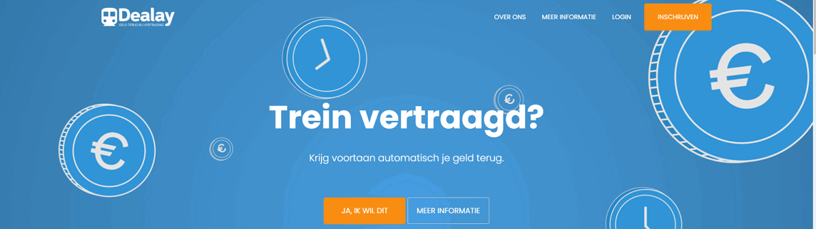 Geen vergoeding bij vertraging van de NS? In dan voortaan automatisch met Dealay!