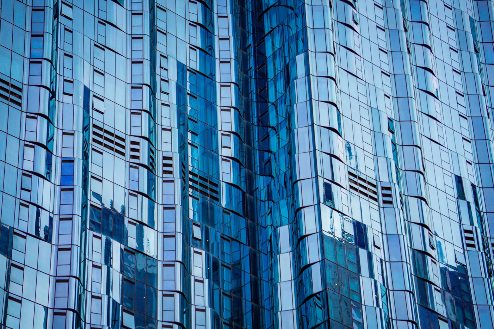 Windows of buildings, building texture, city buildings, skyscrapers in Melbourne, Australia