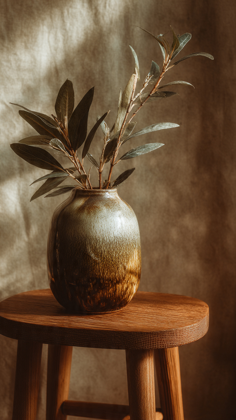 Decorative Ceramic Vase 10"