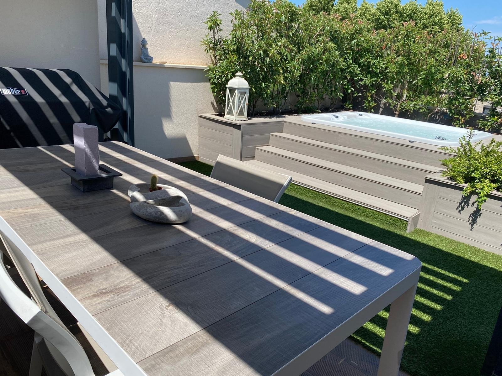 Alquila por horas Terraza con jacuzzi y vistas