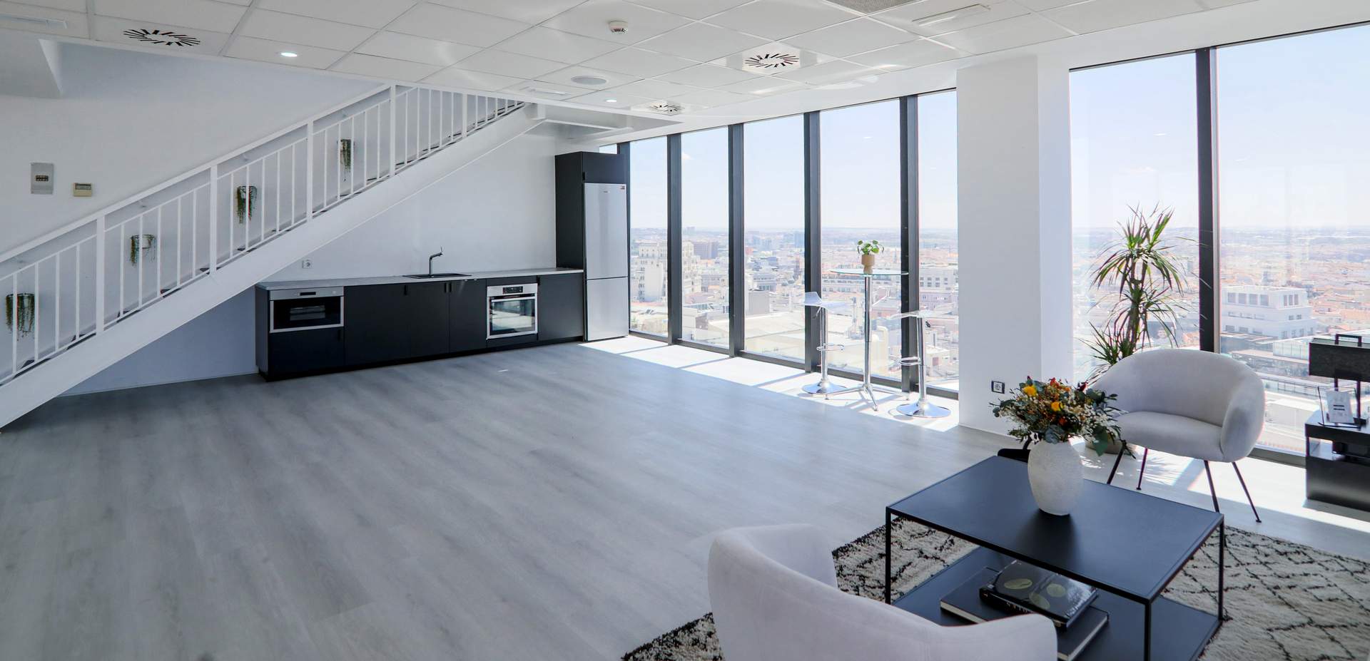 Alquila por horas Exclusivo duplex acristalado Gran Vía