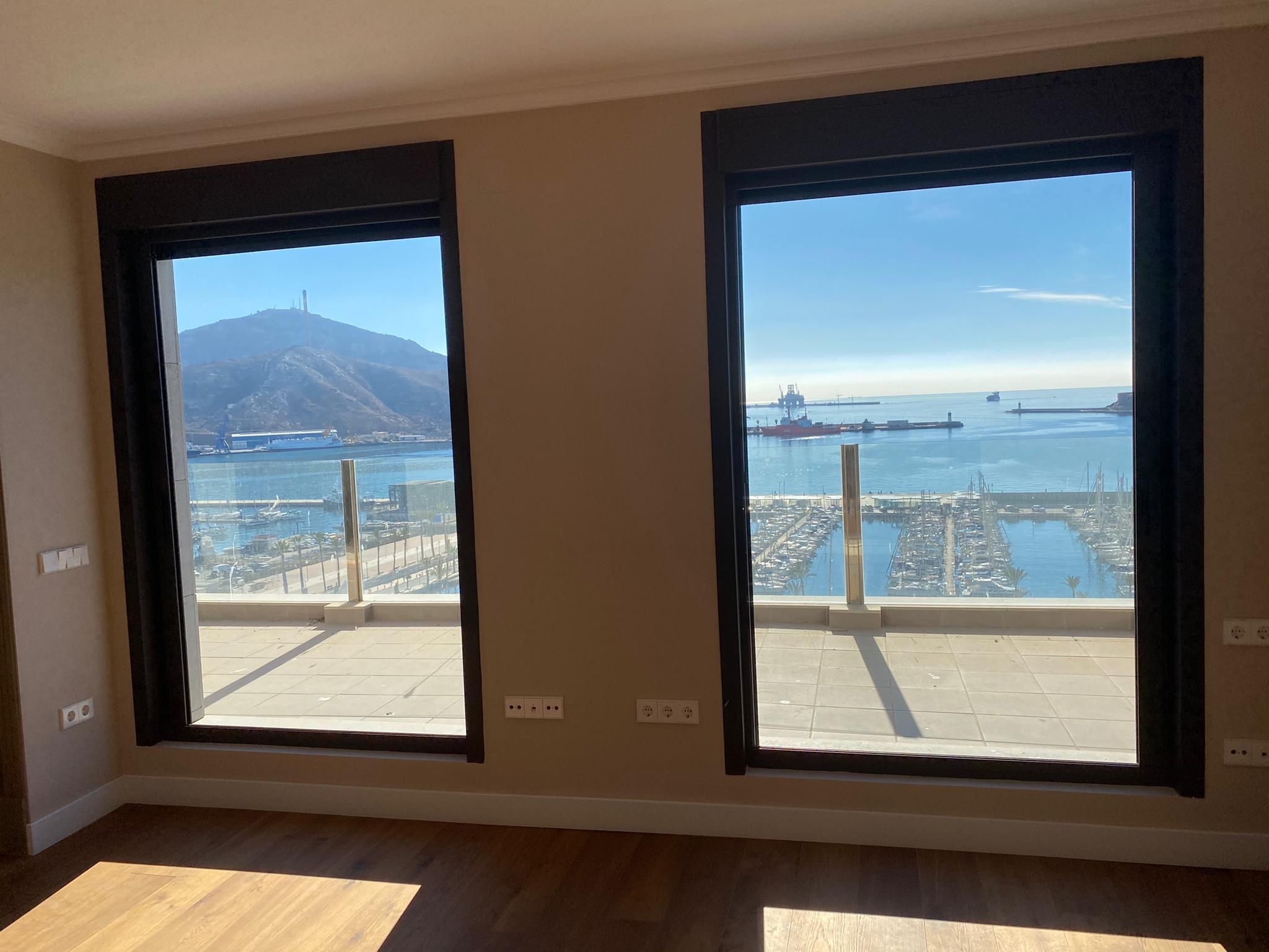 Alquila por horas Atico duplex maravillosas vistas puerto de Cartagena