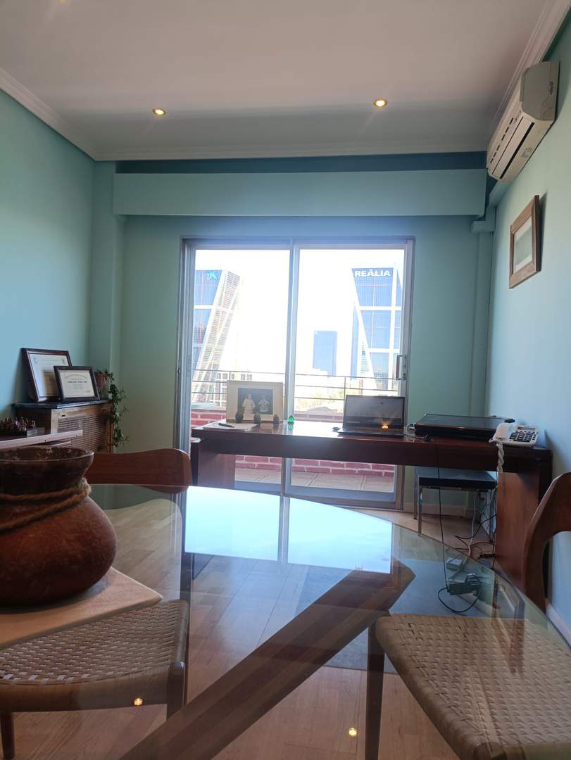 Alquila por horas Apartamento con vistas al Pº de la Castellana y Torres Kio