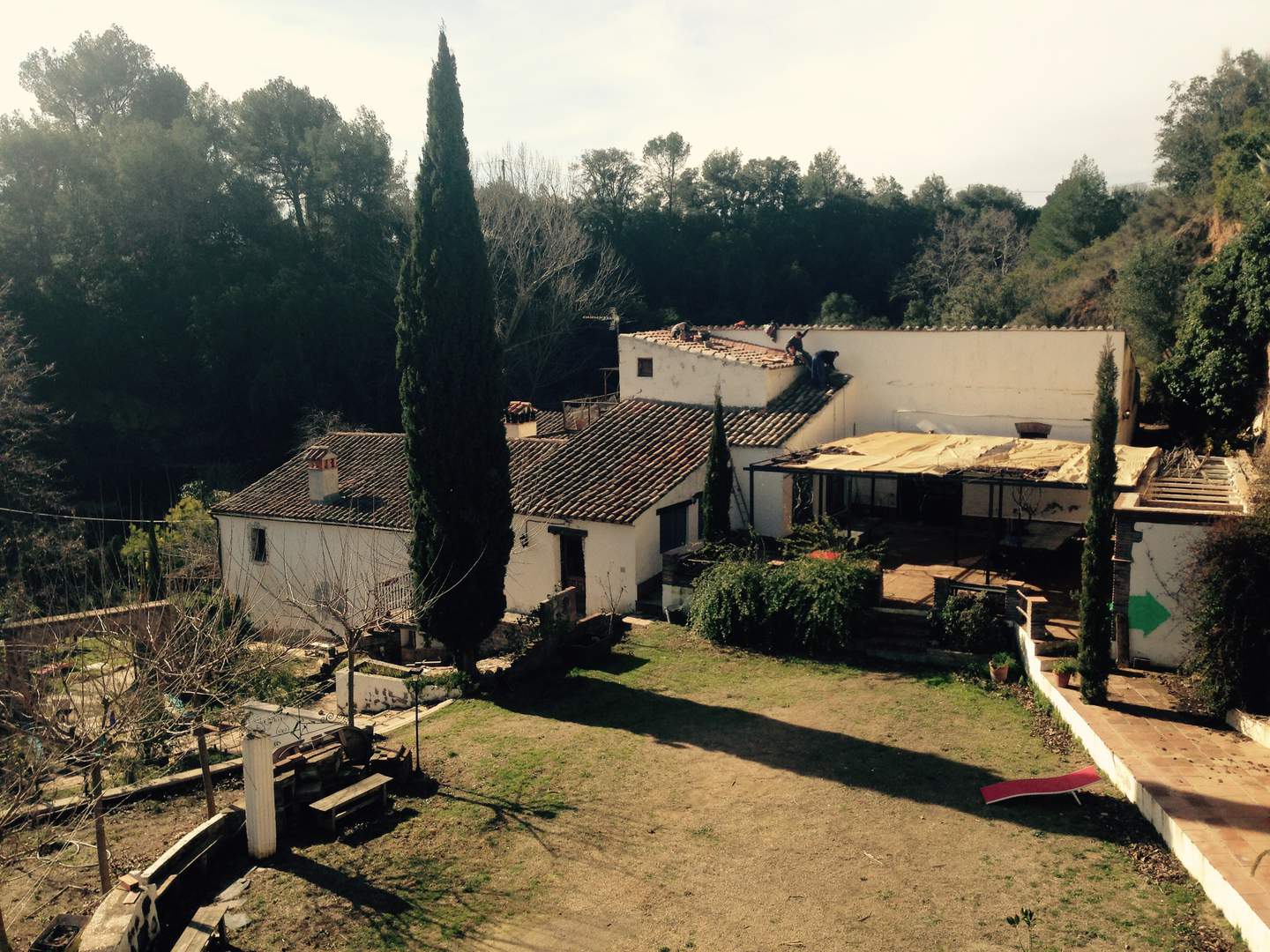 Alquila por horas Masia en Montserrat que se utiliza como Residencia de artistas