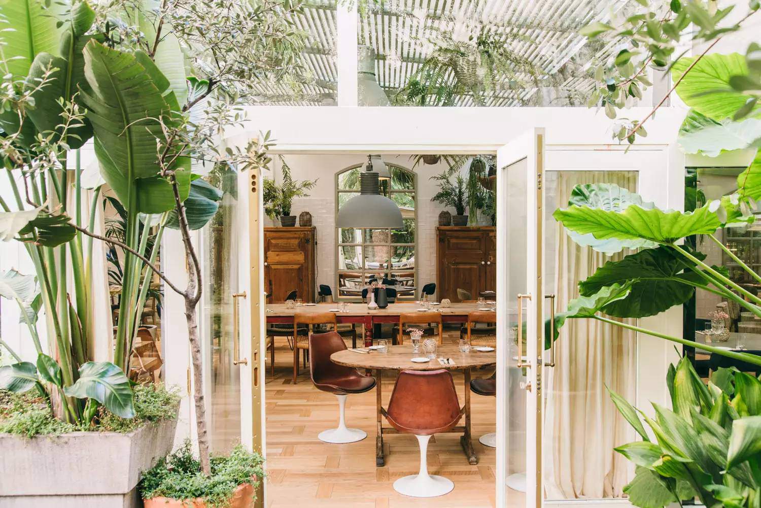 Alquila por horas Salón Luminoso con Vegetación