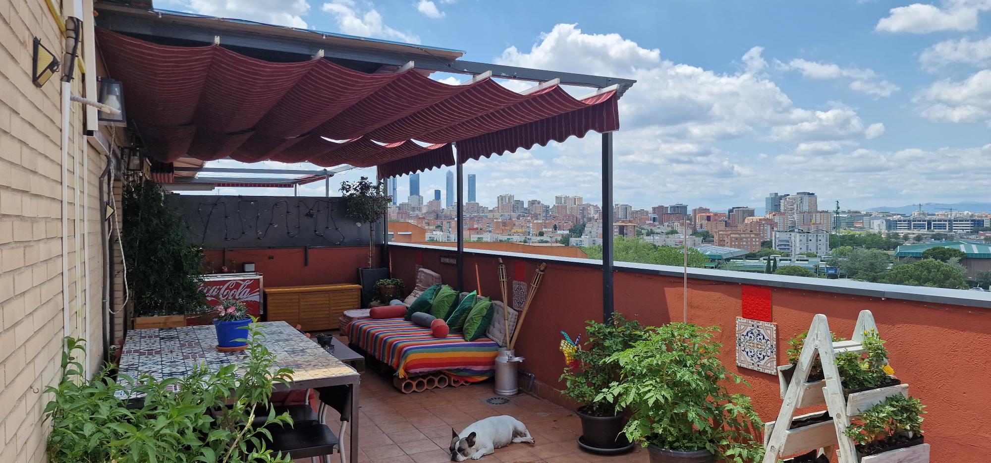 Alquila por horas Ático con vistas en Madrid zona norte