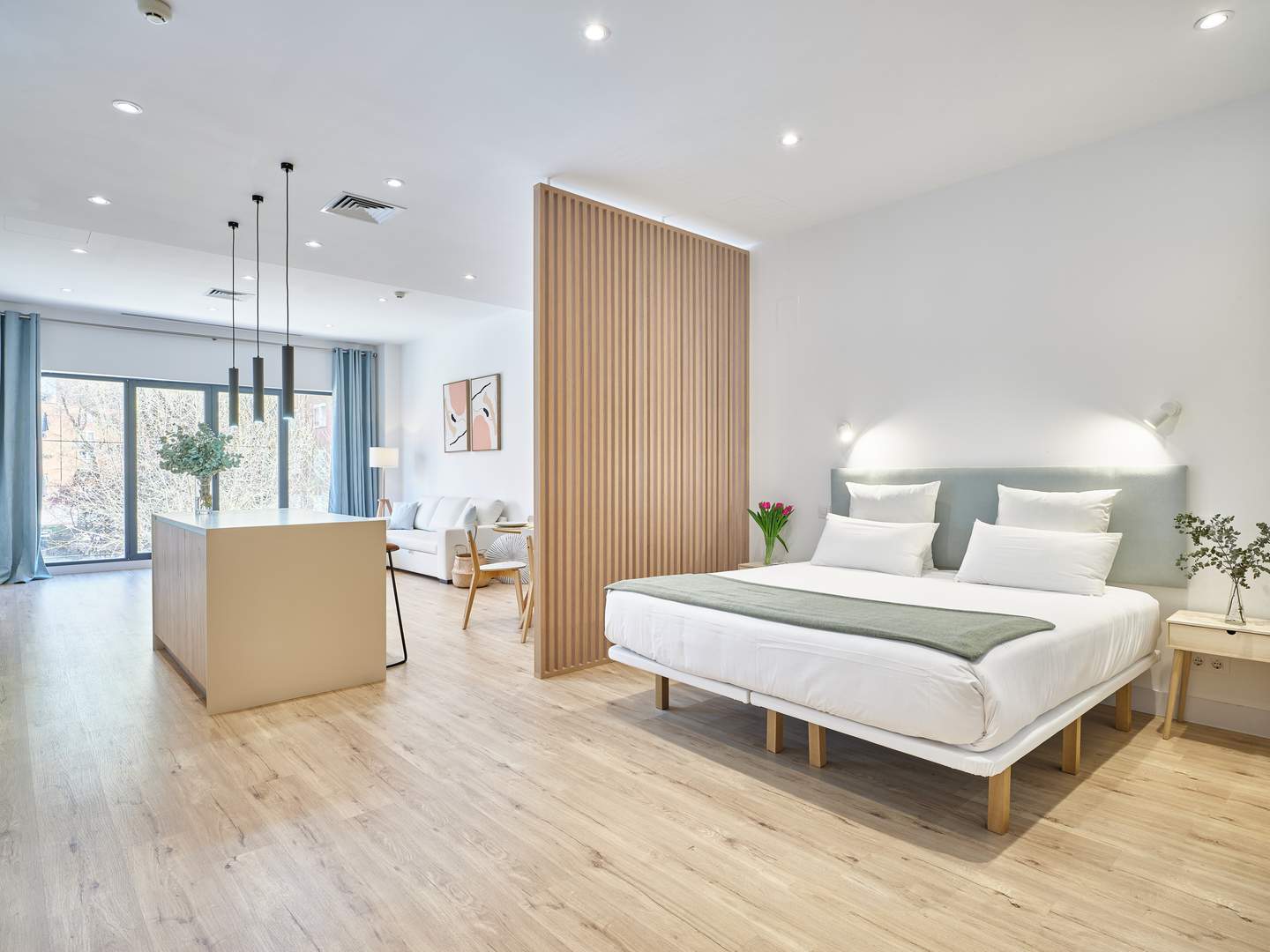 Alquila por horas Apartamentos de estilo nórdico muy luminosos y amplios
