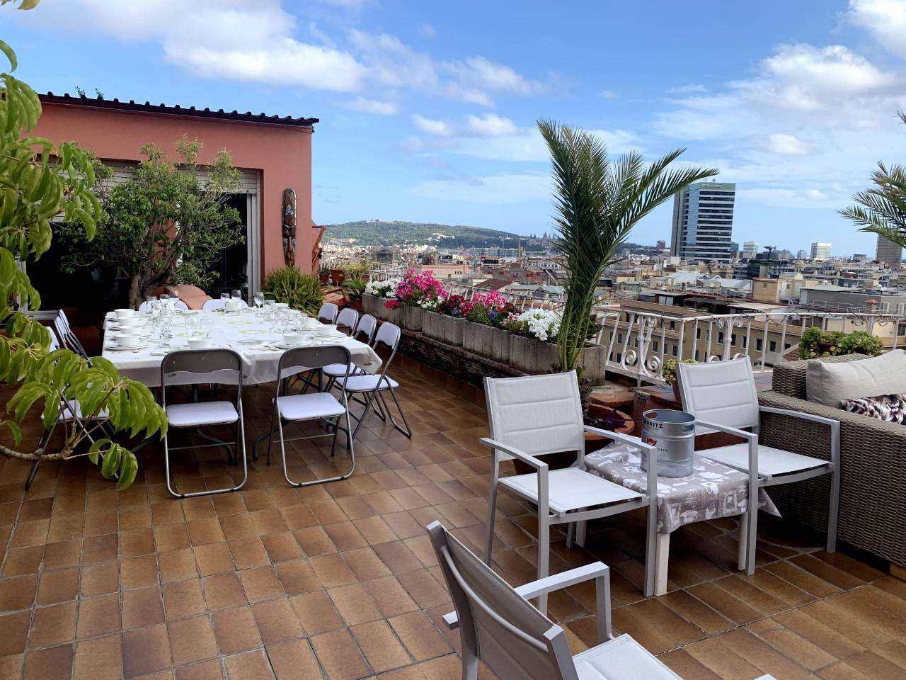 Alquila por horas Atico en Barcelona con gran terraza