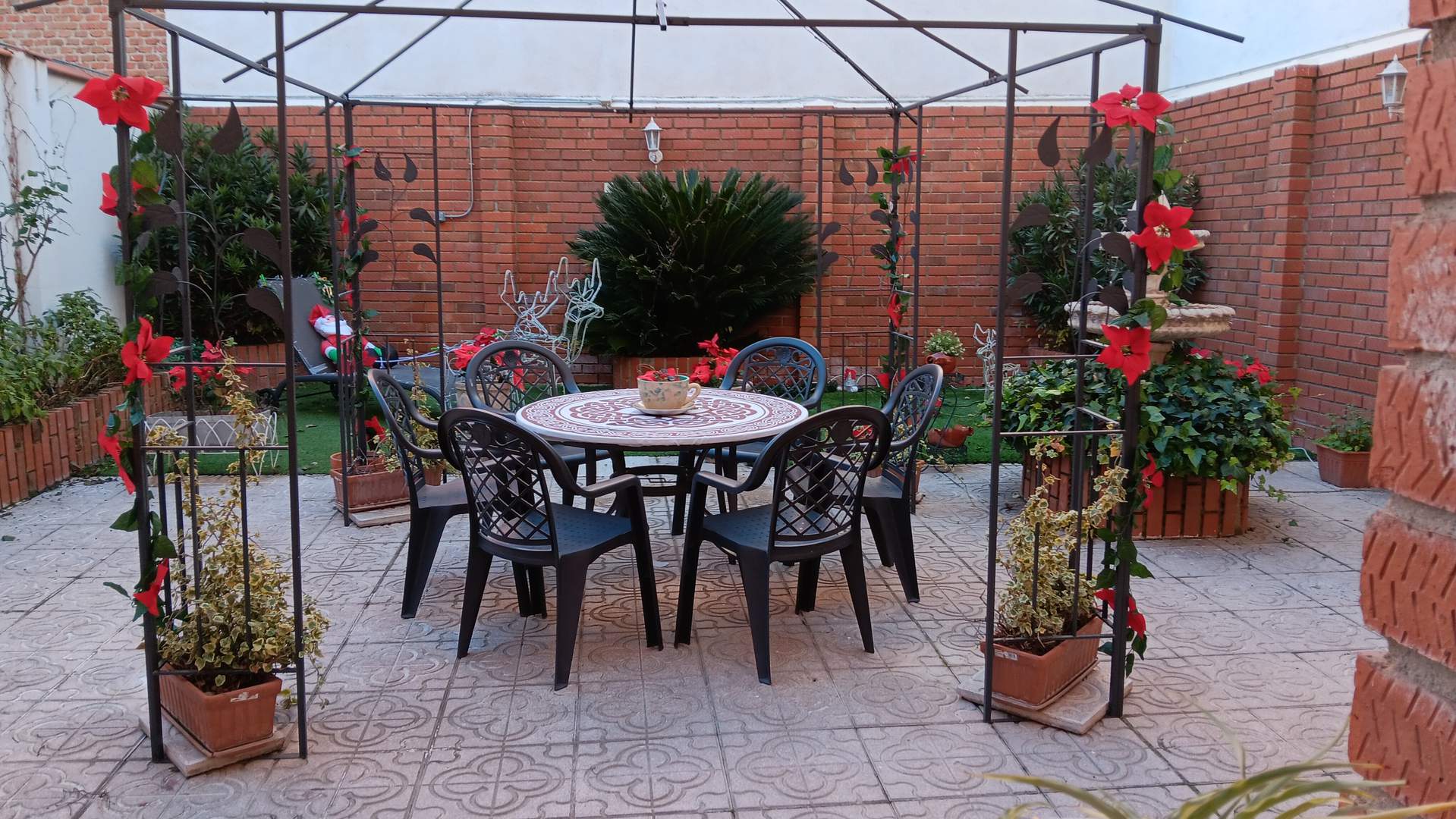 Alquila por horas Piso bajo con  patio trasero muy coqueto