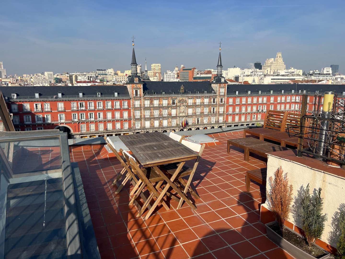 Alquila por horas Ático con terraza panorámica Plaza Mayor