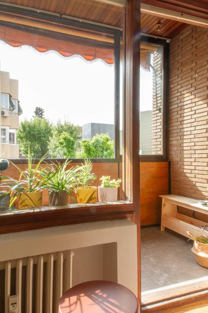 Alquila por horas Piso colorido con terraza