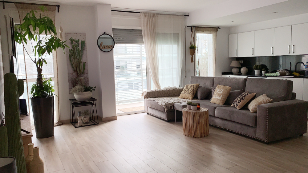 Alquila por horas Apartamento loft diáfano y acogedor con increibles vistas al mar